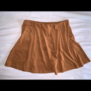 Forever 21 suede bell skirt